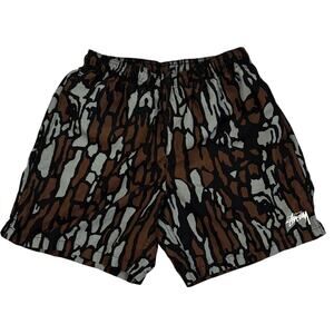 Stussy Cogs Abstract Mesh Lined Swim Shorts Mens Small